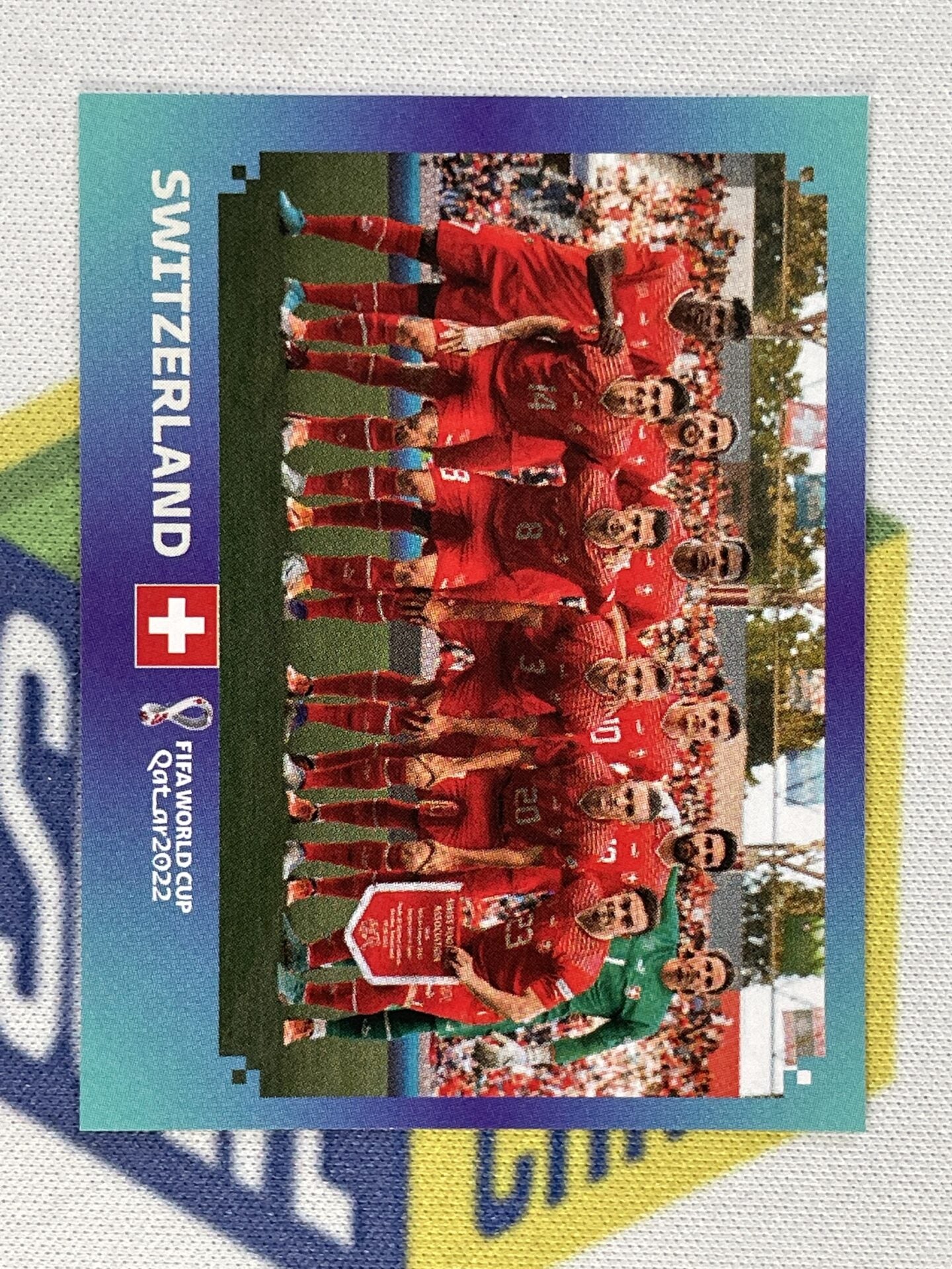 Team Photo Switzerland Panini World Cup 2022 Qatar Stickers