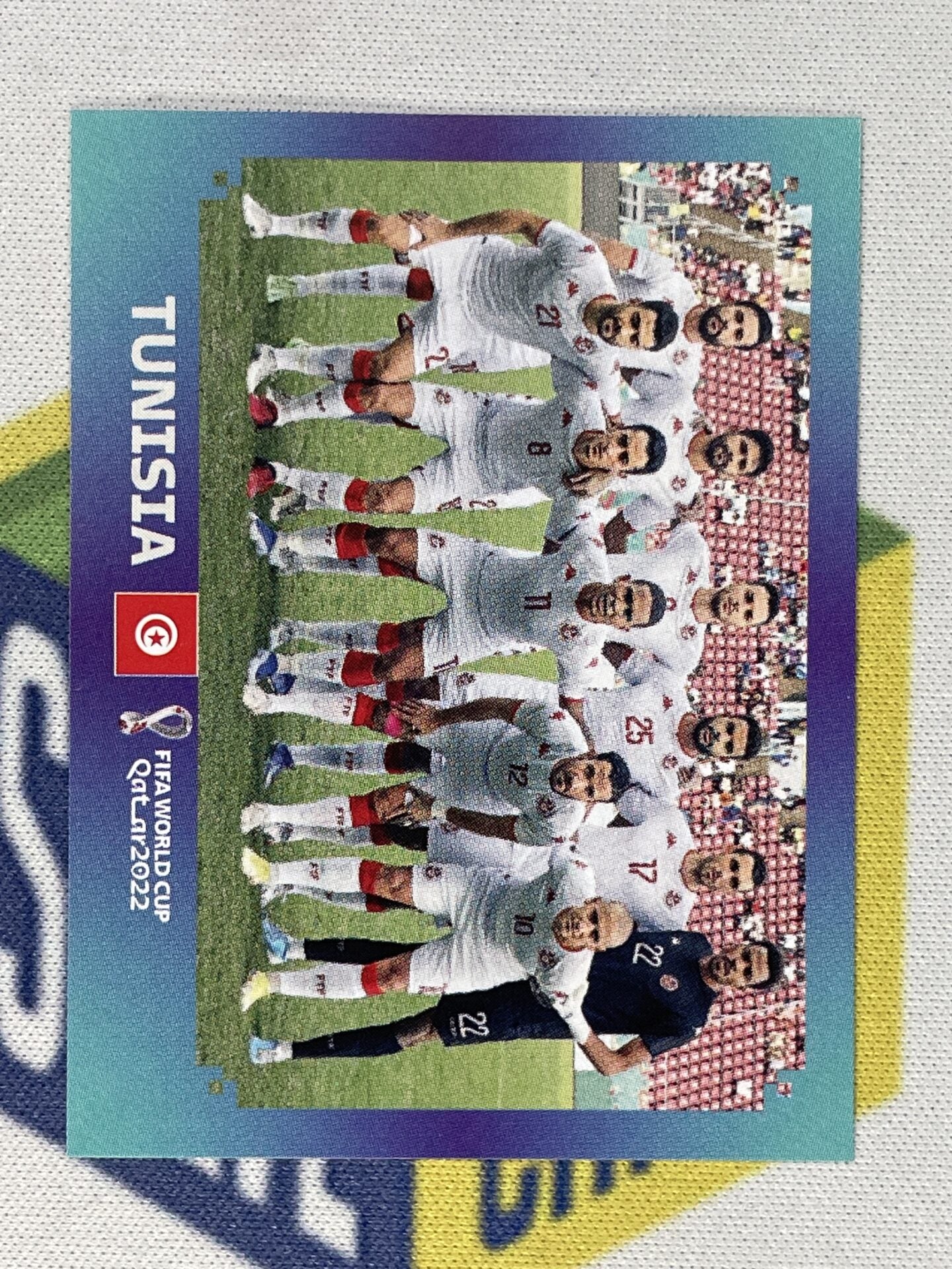 Team Photo Tunisia Panini World Cup 2022 Qatar Stickers