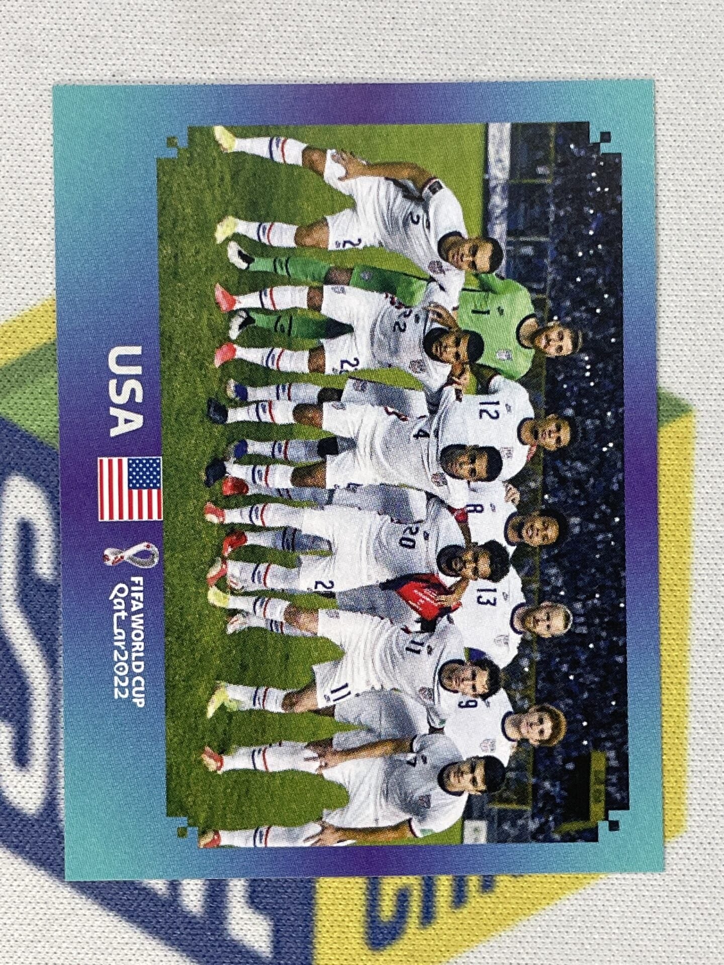 Team Photo USA Panini World Cup 2022 Qatar Stickers