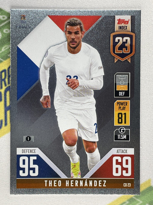 Theo Hernandez France Topps Match Attax 101 Road to Nations League 2022 Card