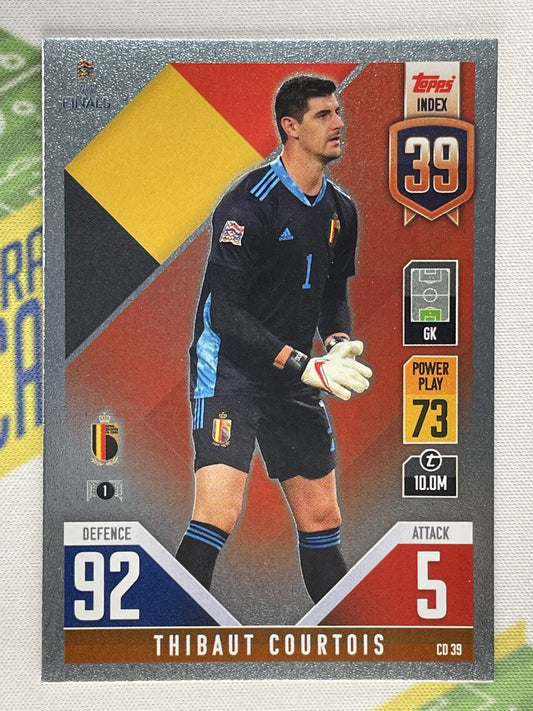 Thibaut Courtois Belgium Topps Match Attax 101 Road to Nations League 2022 Card