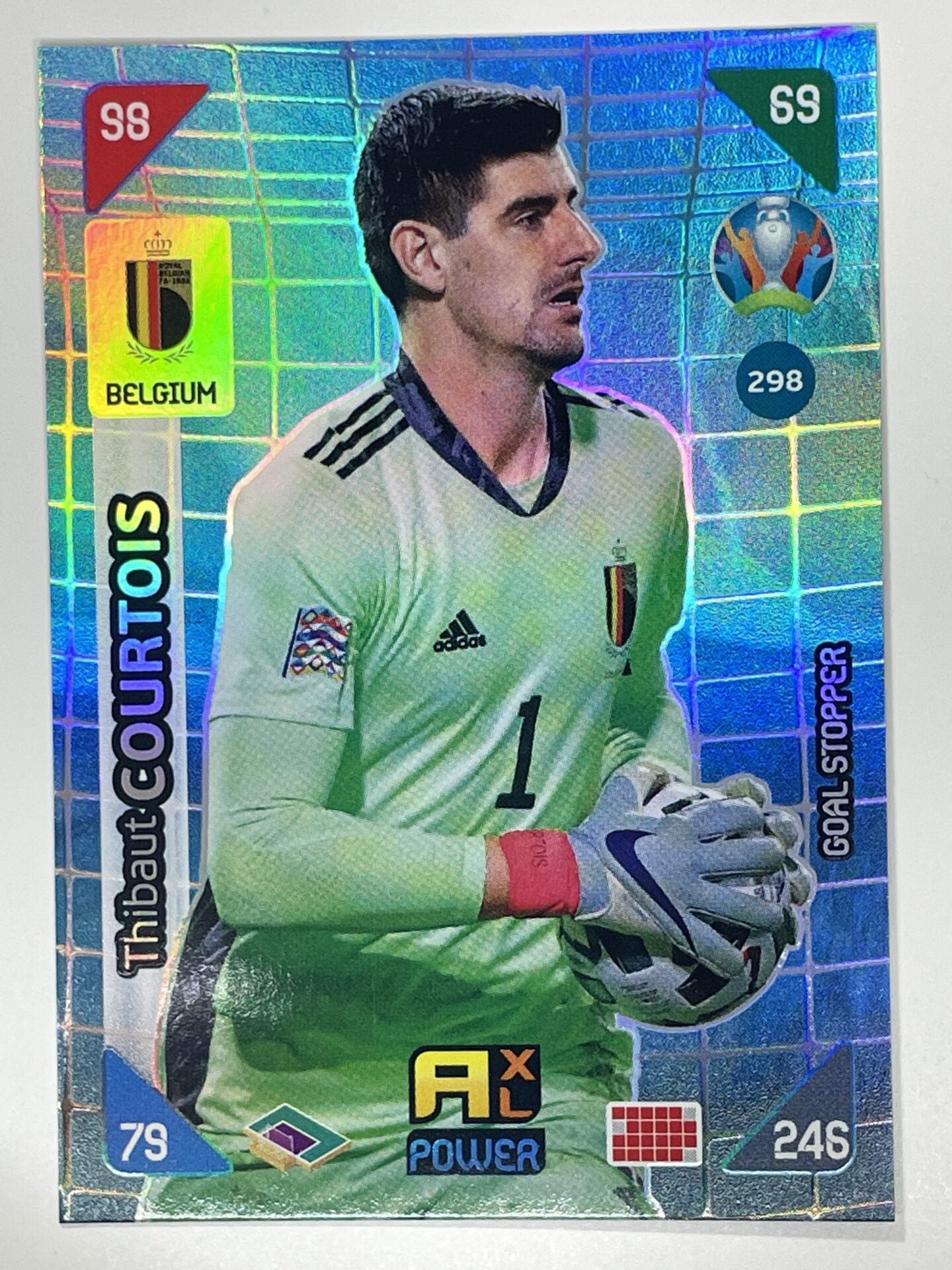 Thibaut Courtois Goal Stoppers (Belgium) Football Card &#8211; Euro 2020 Adrenalyn XL