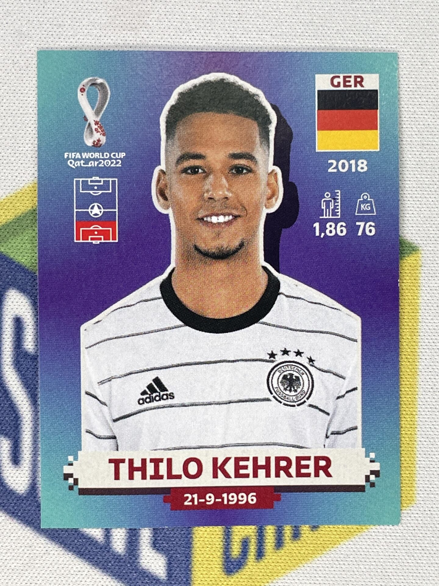 Thilo Kehrer Germany Panini World Cup 2022 Qatar Stickers