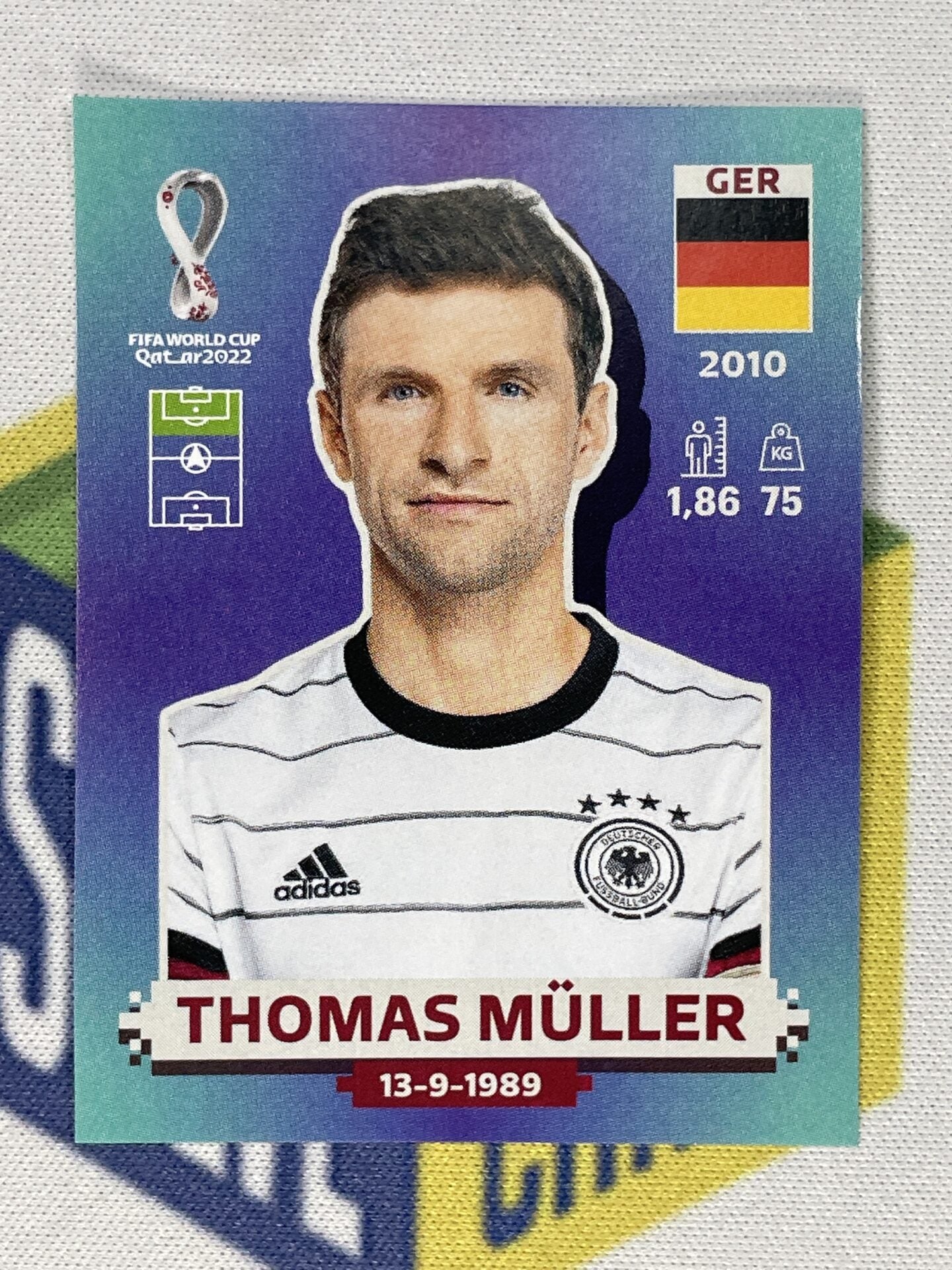 Thomas Muller Germany Panini World Cup 2022 Qatar Stickers