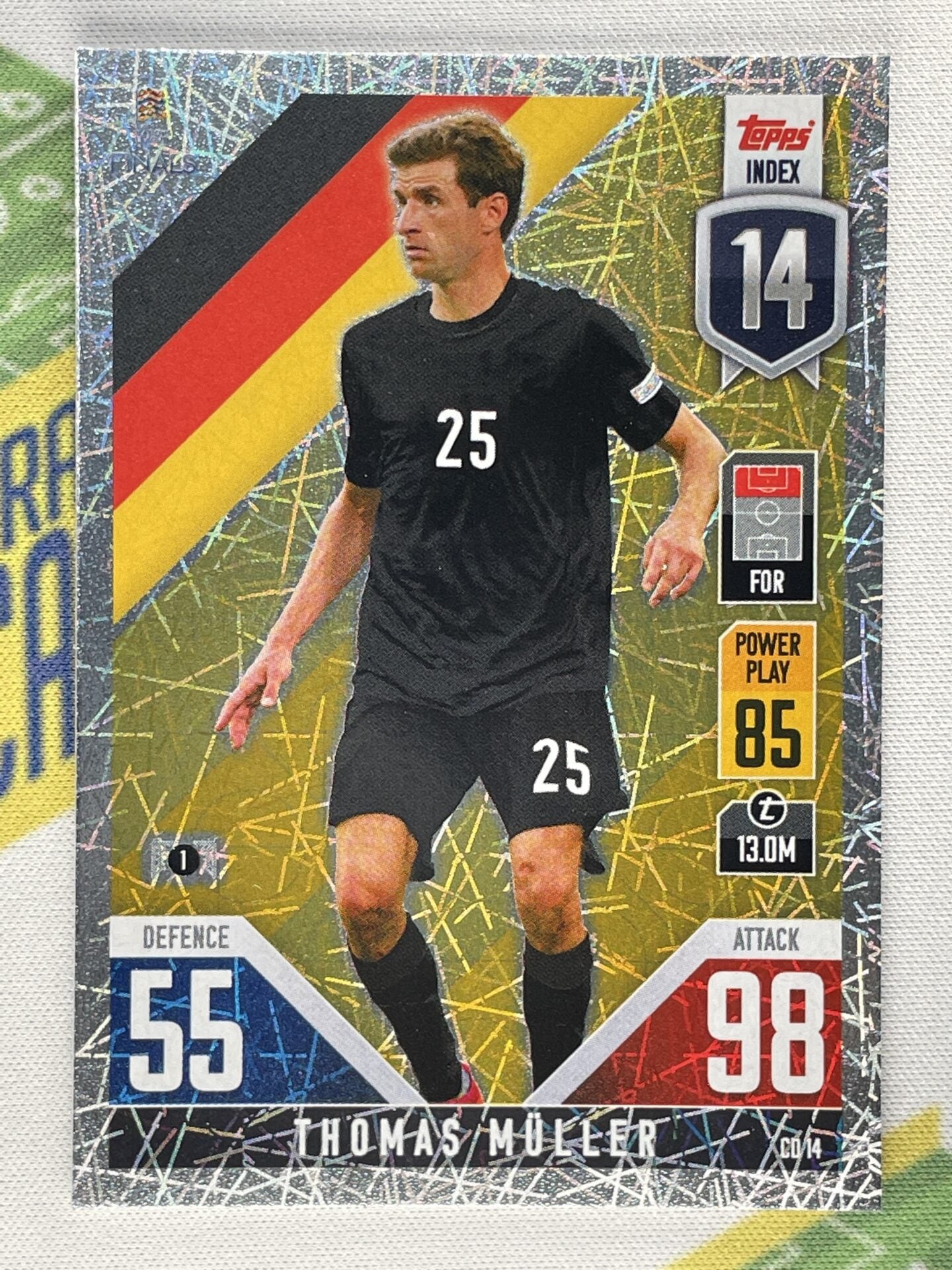 Thomas Muller Germany Topps Match Attax 101 Road to Nations League 2022 Card