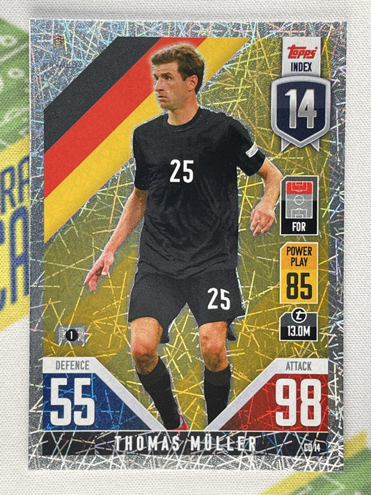 Thomas Muller Germany Topps Match Attax 101 Road to Nations League 2022 Card