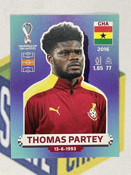 Thomas Partey Ghana Panini World Cup 2022 Qatar Stickers