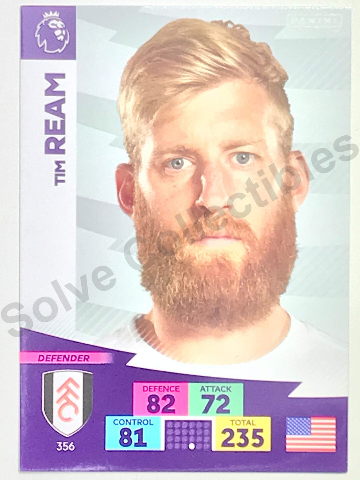 Tim Ream (Fulham) Football Sticker &#8211; Premier League Adrenalyn XL 2020:21