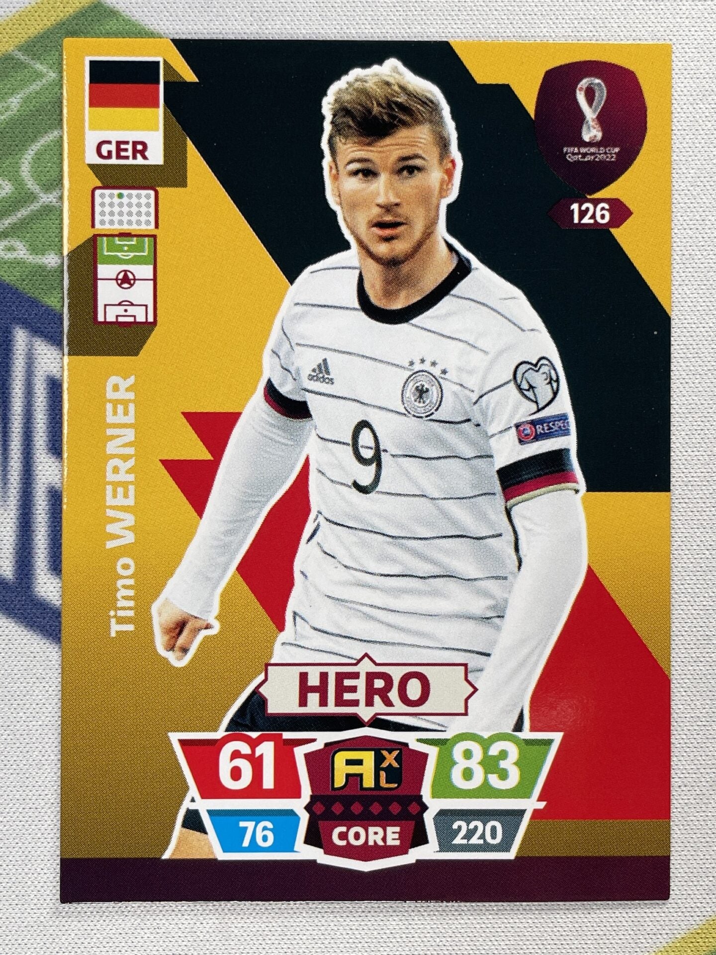 Timo Werner Germany Panini World Cup 2022 Adrenalyn XL Card