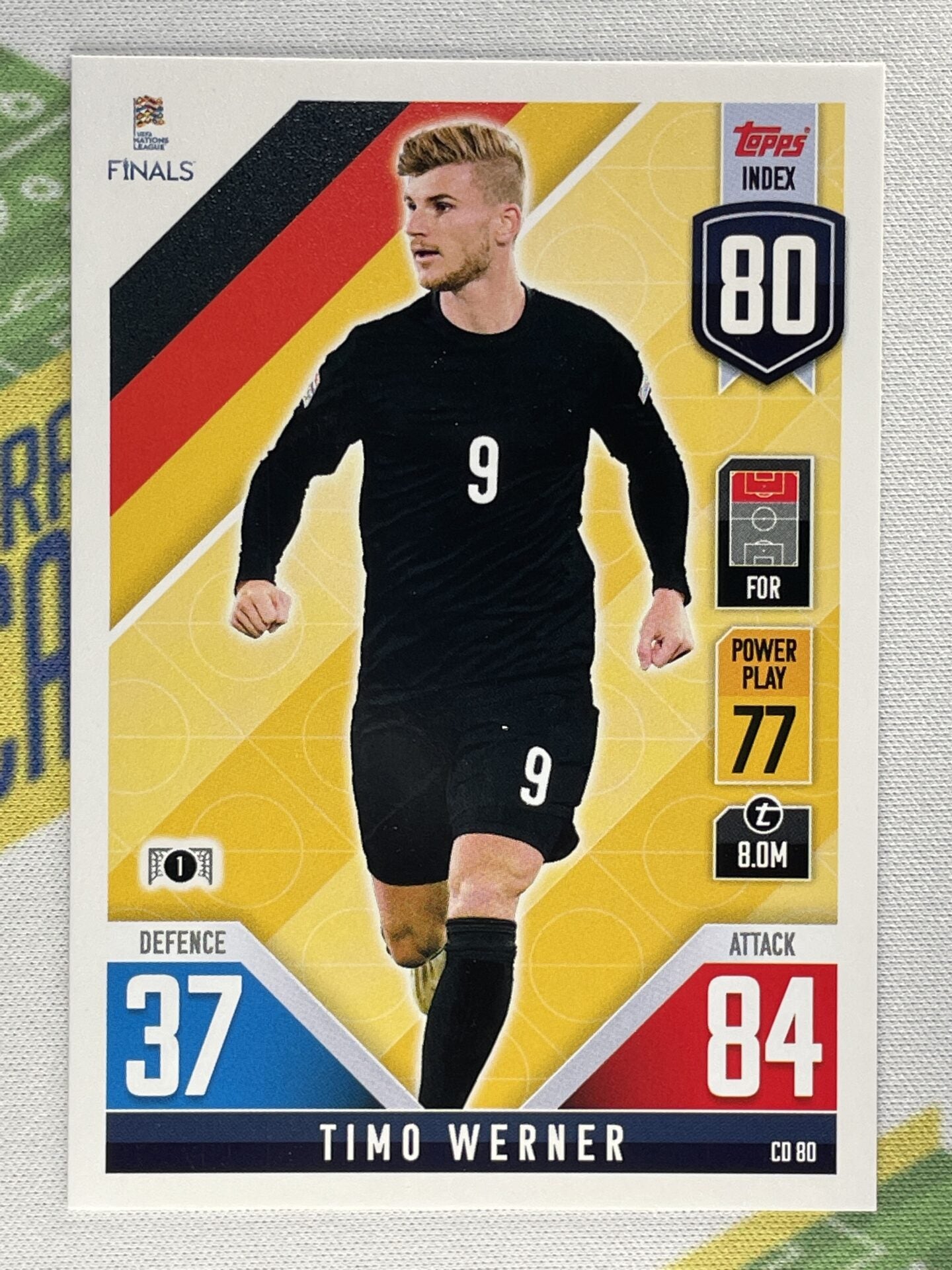 Timo Werner Germany Topps Match Attax 101 Road to Nations League 2022 Card