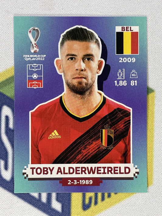 Toby Alderweireld Belgium Panini World Cup 2022 Qatar Stickers