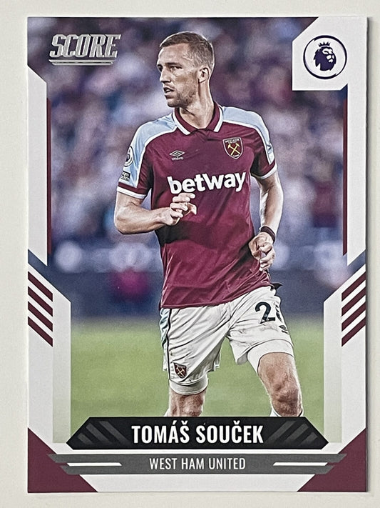 Tomas Soucek West Ham Base Panini Premier League Score 2021 2022