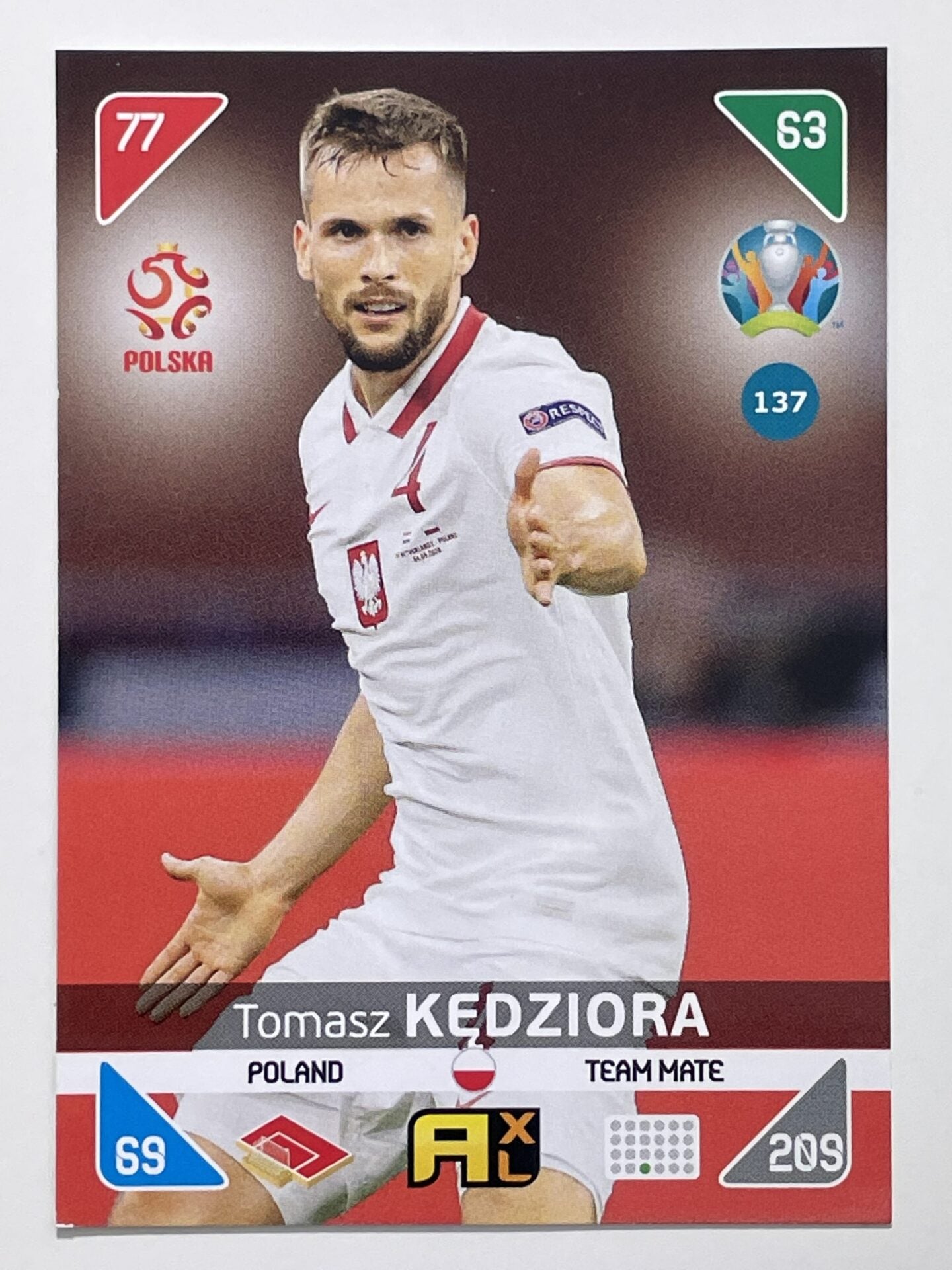 Tomasz Kedziora Team Mates (Poland) Football Cards &#8211; Euro 2020 Adrenalyn XL