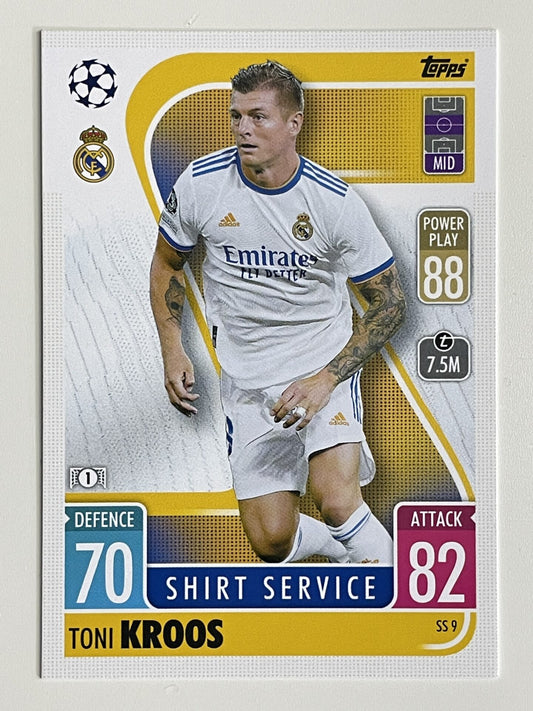 Toni Kroos Real Madrid Base Topps Match Attax Extra 2021:22 Champions League Card