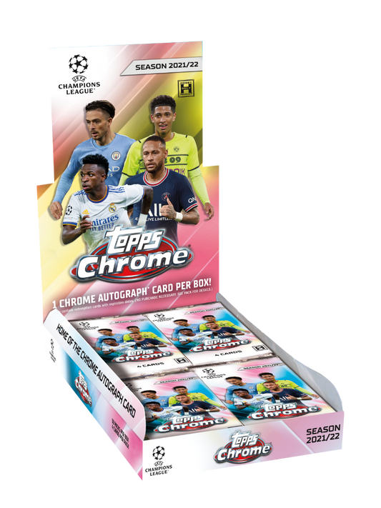 Topps Chrome Champions League 2021 2022 Hobby Box