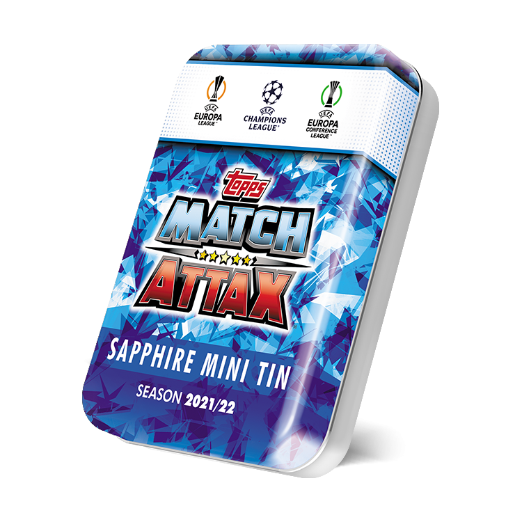 Topps Match Attax 2021 2022 Sapphire Mini Tin