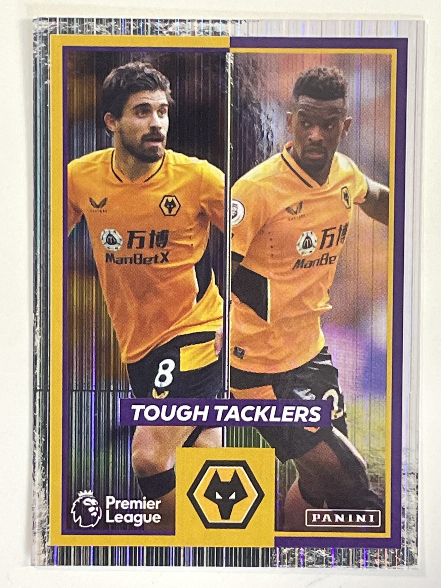 Tough Tacklers Wolves Panini Premier League 2022 Football Sticker