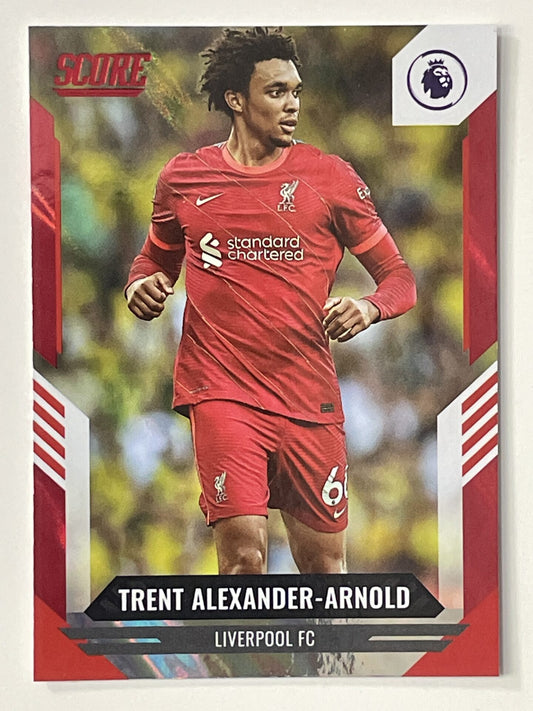 Trent Alexander-Arnold Liverpool Base Red Lava Parallel Panini Premier League Score 2021 2022