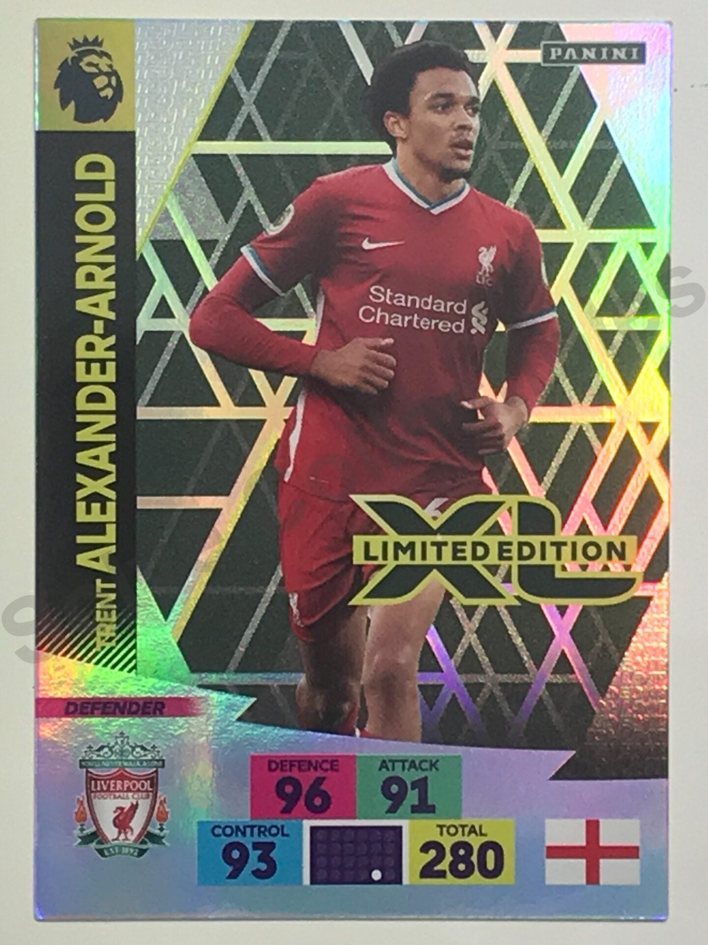 Trent Alexander-Arnold (Liverpool) Limited Edition Football Card &#8211; Premier League Adrenalyn XL 2020:21