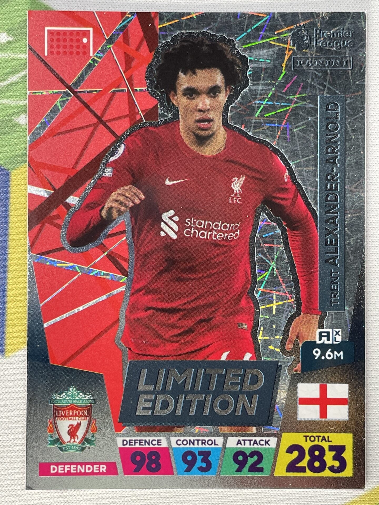 Trent Alexander-Arnold Liverpool Limited Edition Panini Premier League Adrenalyn XL 2023 Card