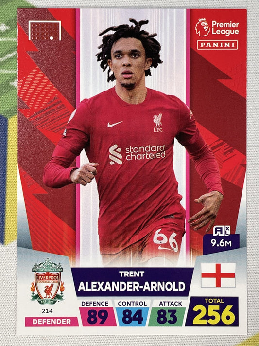 Trent Alexander-Arnold Liverpool Panini Premier League Adrenalyn XL 2023 Card