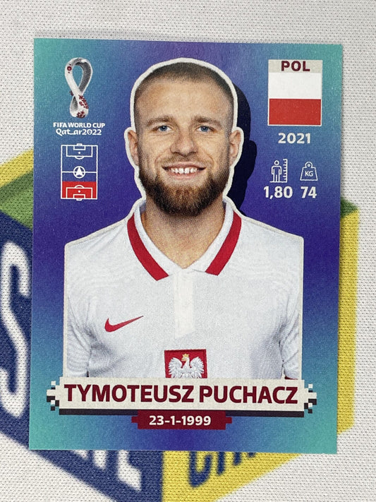 Tymoteusz Puchacz Poland Panini World Cup 2022 Qatar Stickers