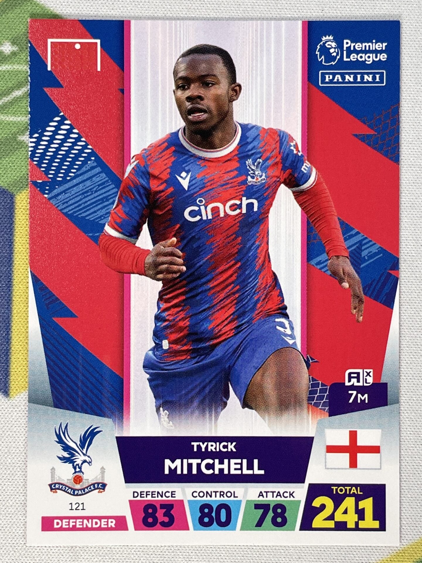 Tyrick Mitchell Crystal Palace Panini Premier League Adrenalyn XL 2023 Card