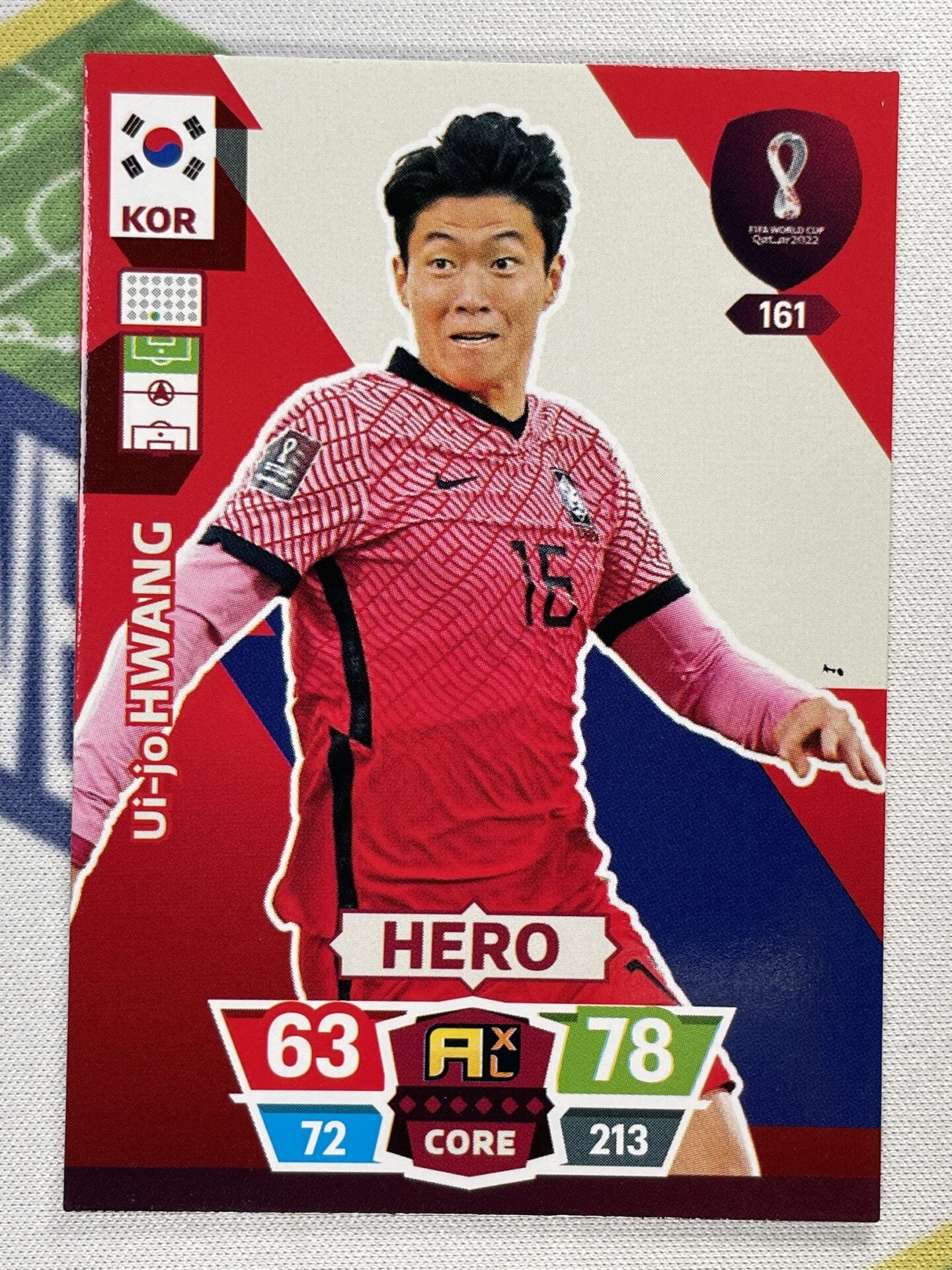 Ui-Jo Hwang South Korea Panini World Cup 2022 Adrenalyn XL Card