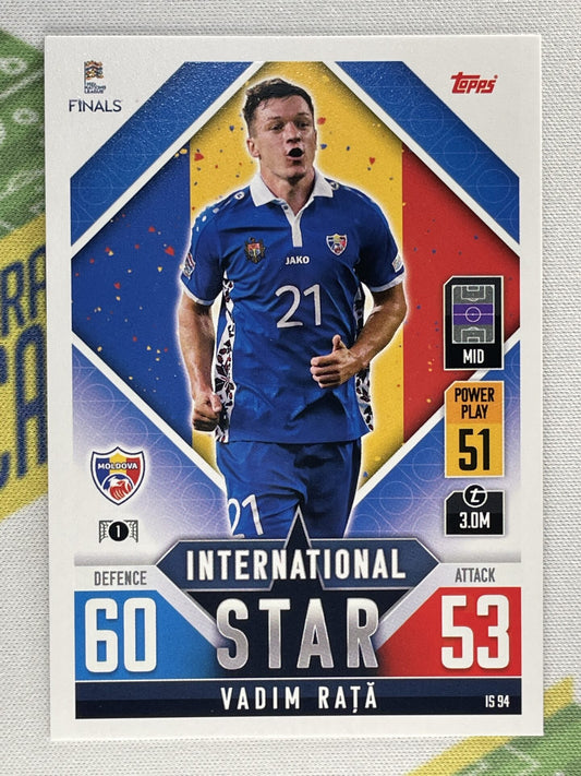 Vadim Rata Moldova Topps Match Attax 101 Road to Nations League 2022 Card