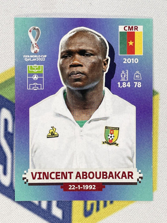 Vincent Aboubakar Cameroon Panini World Cup 2022 Qatar Stickers