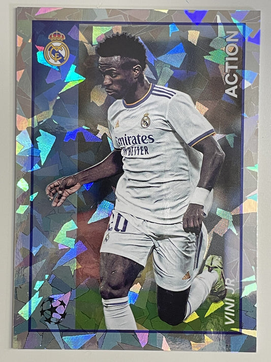 Vini JR Real Madrid Action Topps Merlin Heritage 97 UEFA Champions League Card