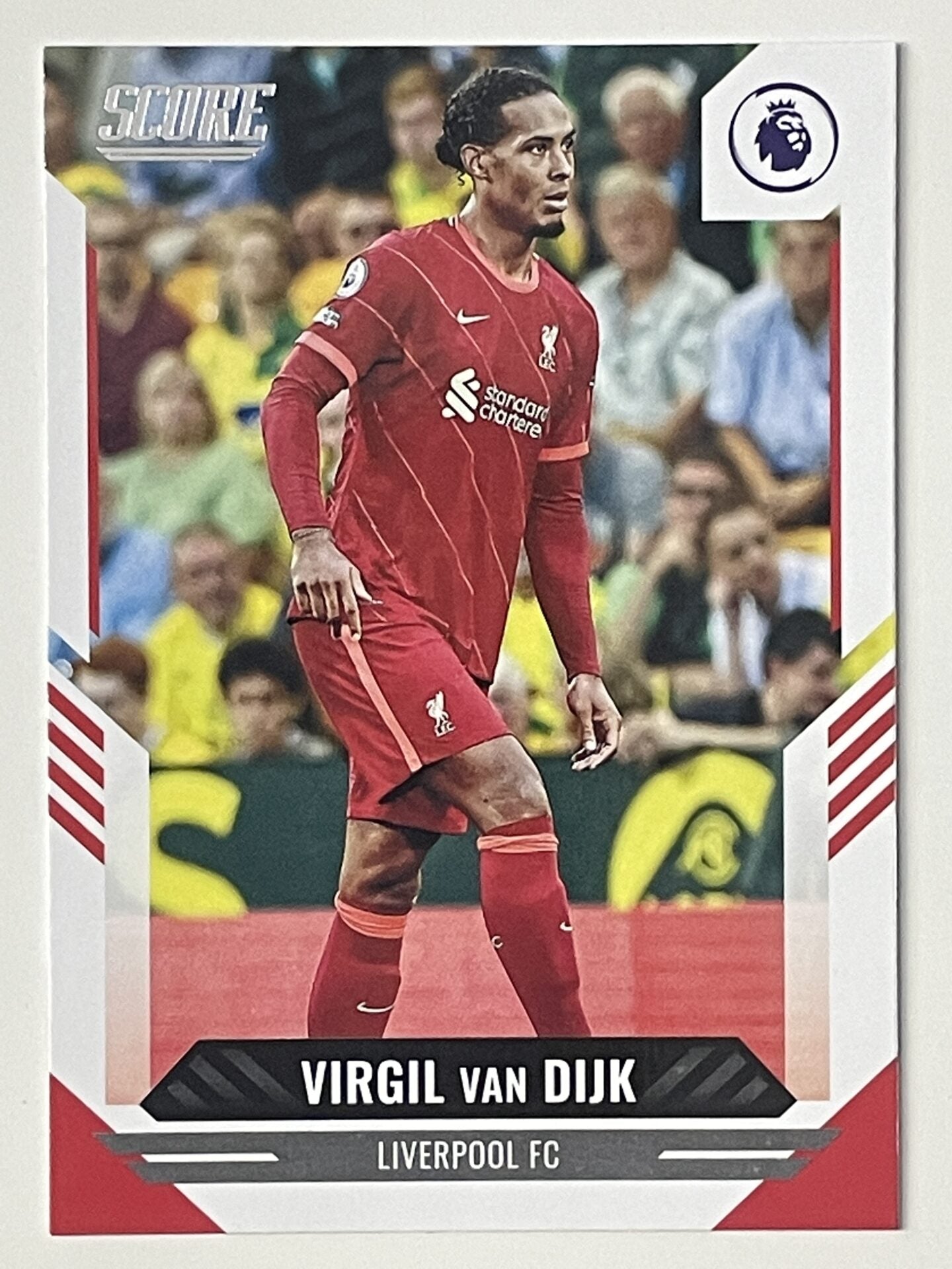 Virgil Van Dijk Liverpool Base Panini Premier League Score 2021 2022