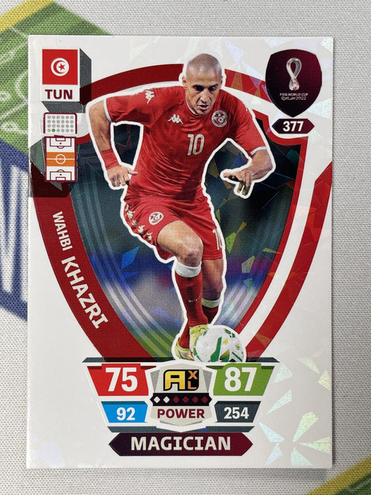 Wahbi Khazri Tunisia Magician Panini World Cup 2022 Adrenalyn XL Card