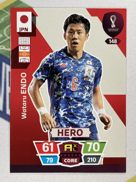 Wataru Endo Japan Panini World Cup 2022 Adrenalyn XL Card