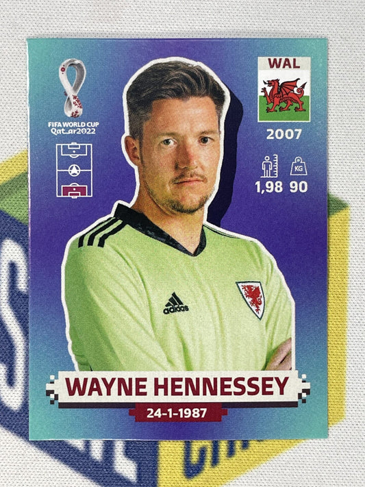 Wayne Hennessey Wales Panini World Cup 2022 Qatar Stickers