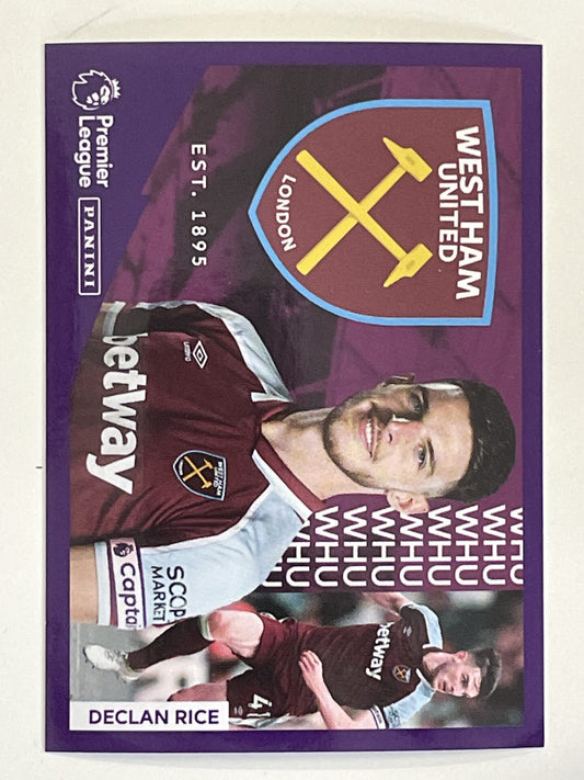 West Ham Captain Panini Premier League 2022 Football Sticker