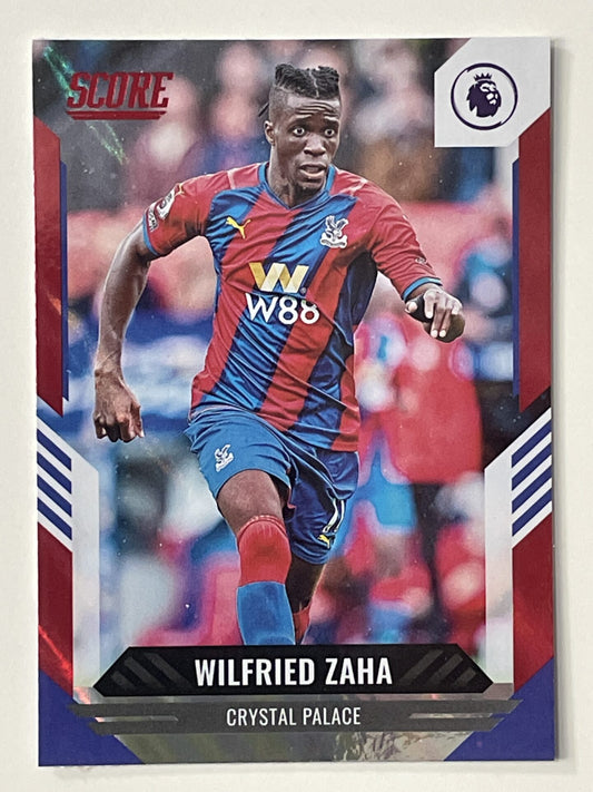 Wilfried Zaha Crystal Palace Base Red Lava Parallel Panini Premier League Score 2021 2022