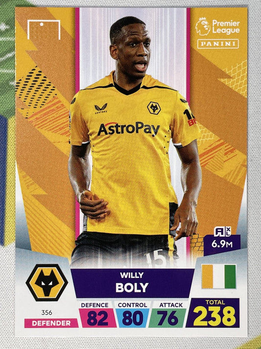 Willy Boly Wolves Panini Premier League Adrenalyn XL 2023 Card