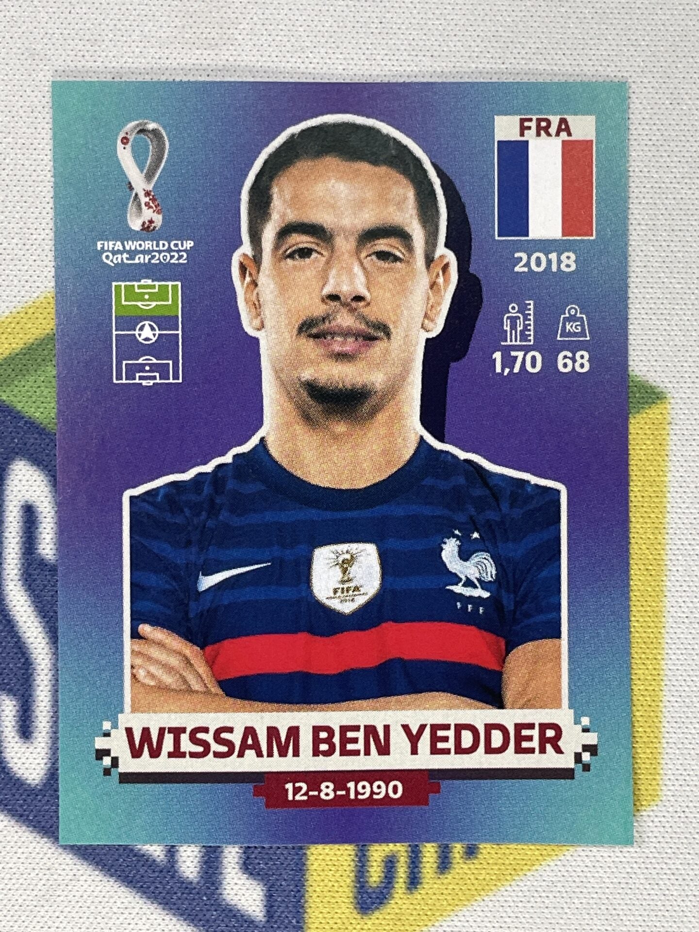 Wissam Ben Yedder France Panini World Cup 2022 Qatar Stickers