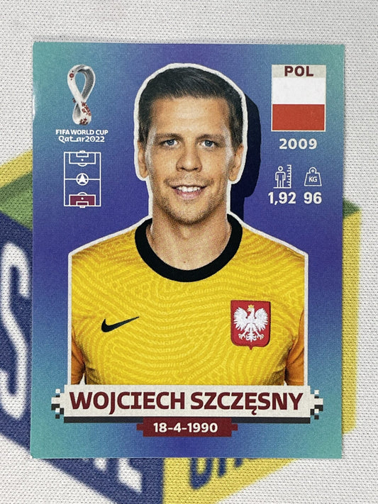 Wojciech Szczesny Poland Panini World Cup 2022 Qatar Stickers