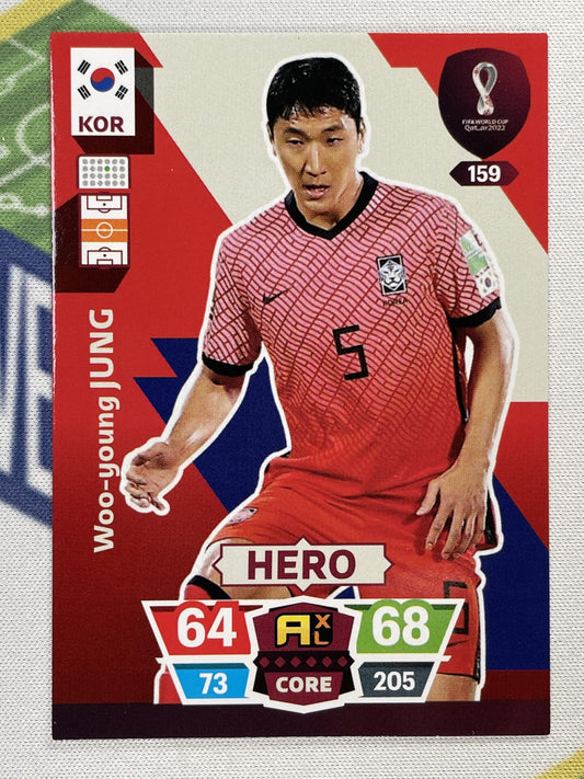 Woo-Young Jung South Korea Panini World Cup 2022 Adrenalyn XL Card