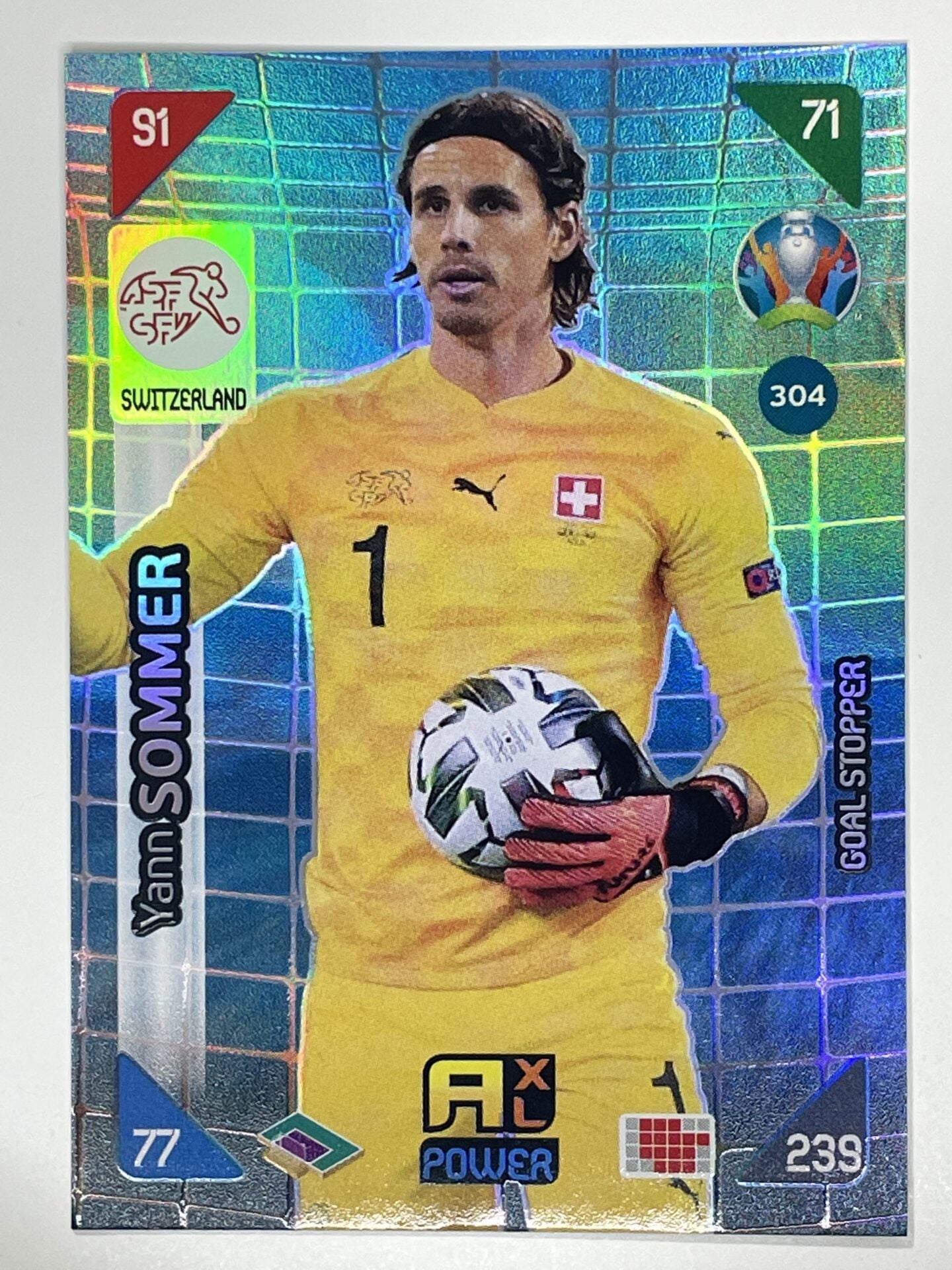 Yann Sommer Goal Stoppers (Switzerland) Football Card &#8211; Euro 2020 Adrenalyn XL