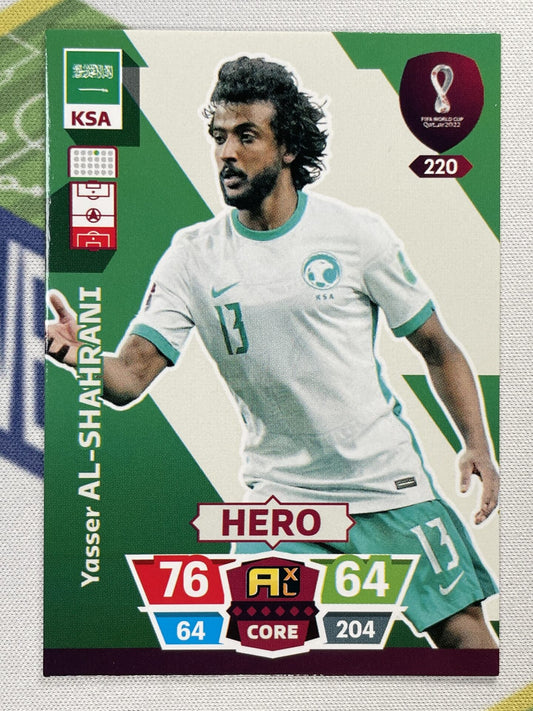 Yasser Al-Shahrani Saudi Arabia Panini World Cup 2022 Adrenalyn XL Card