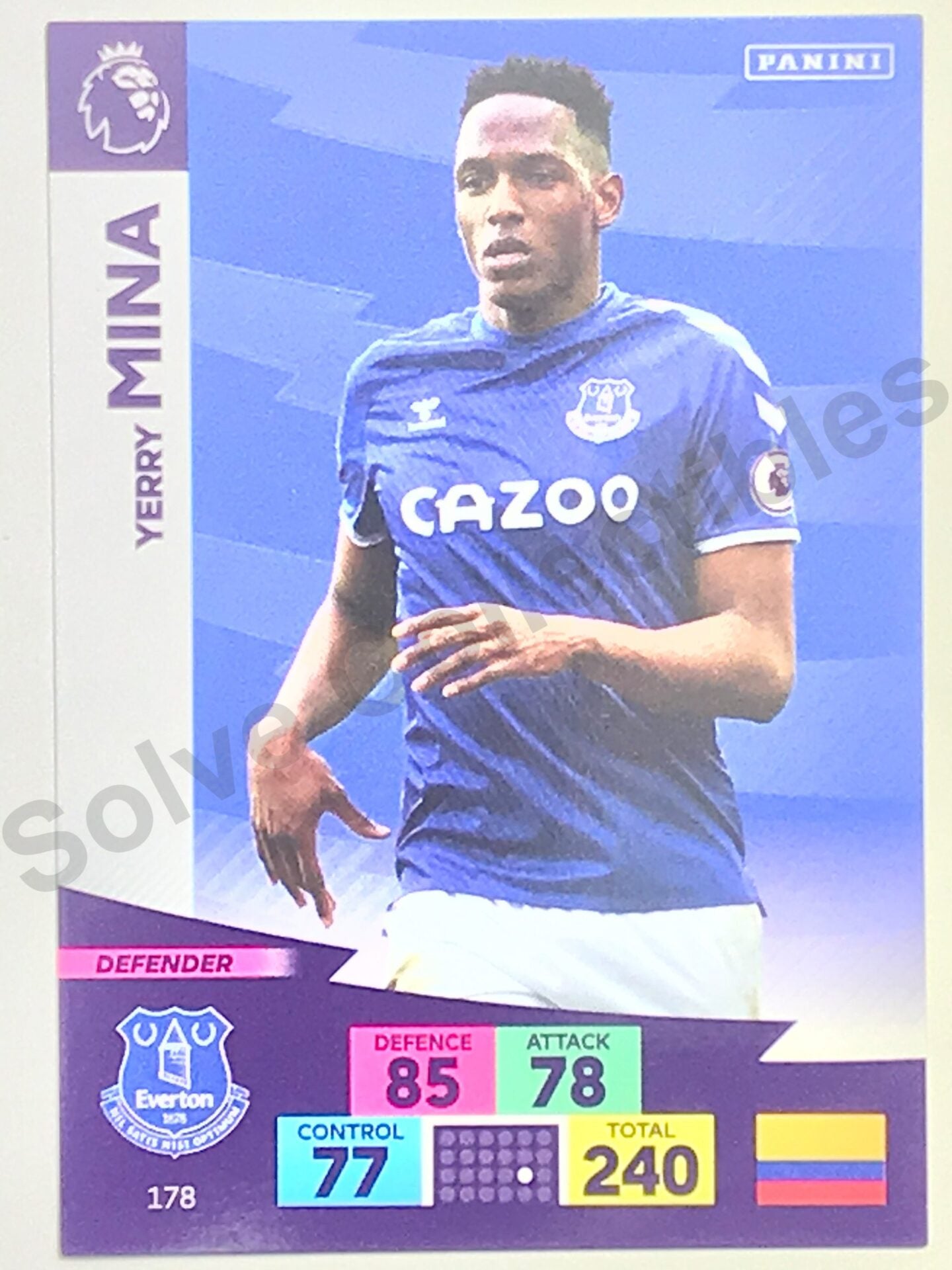 Yerry Mina (Everton) Football Sticker &#8211; Premier League Adrenalyn XL 2020:21