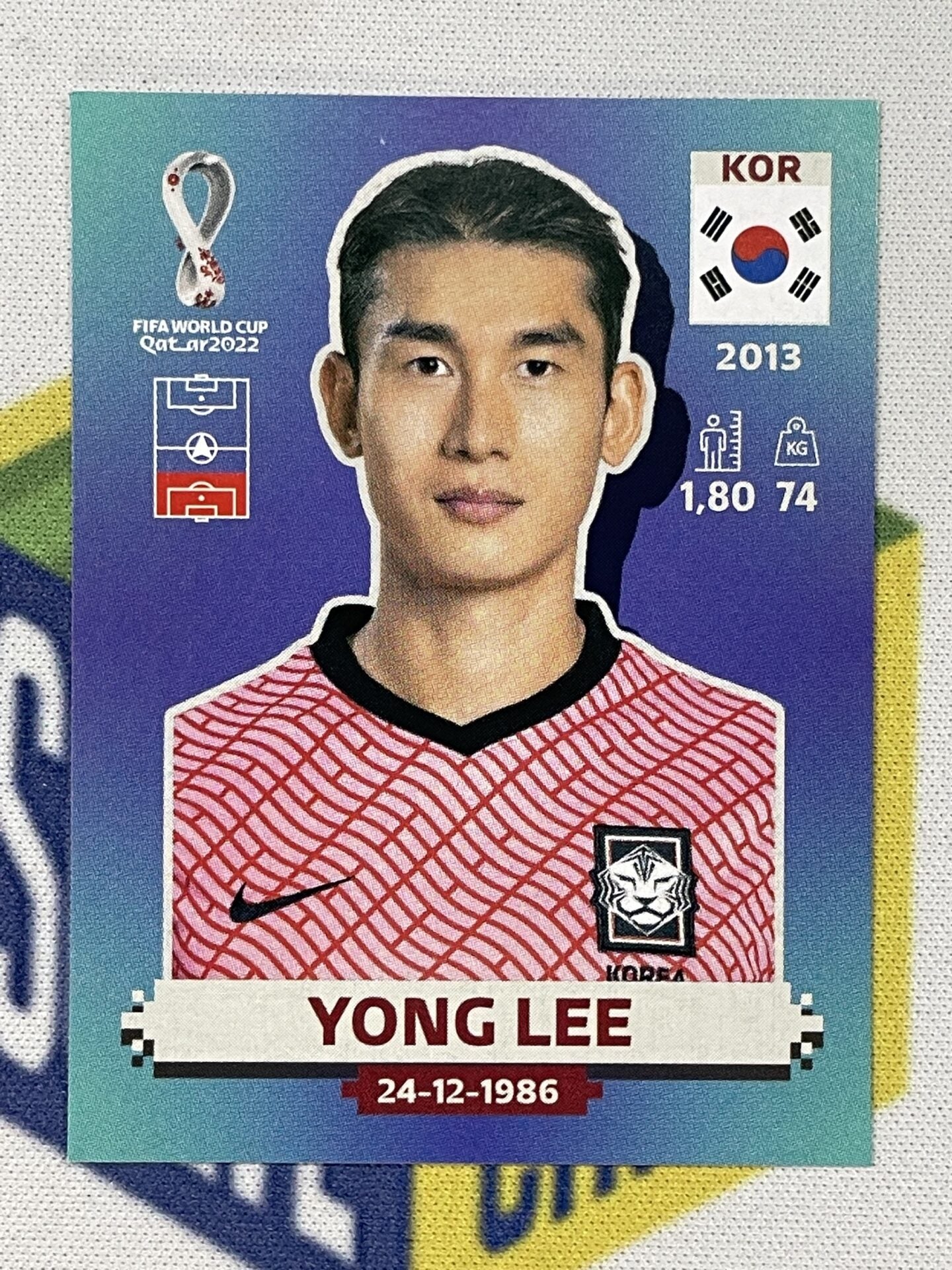 Yong Lee Korea Republic Panini World Cup 2022 Qatar Stickers