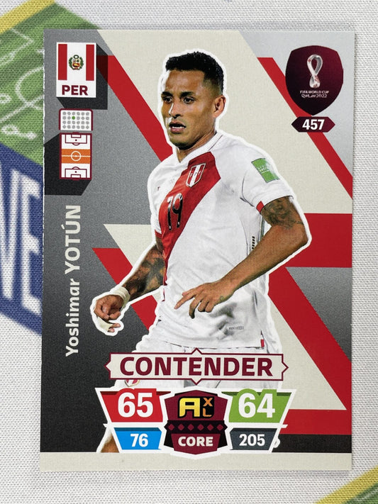 Yoshimar Yotun Peru Panini World Cup 2022 Adrenalyn XL Card