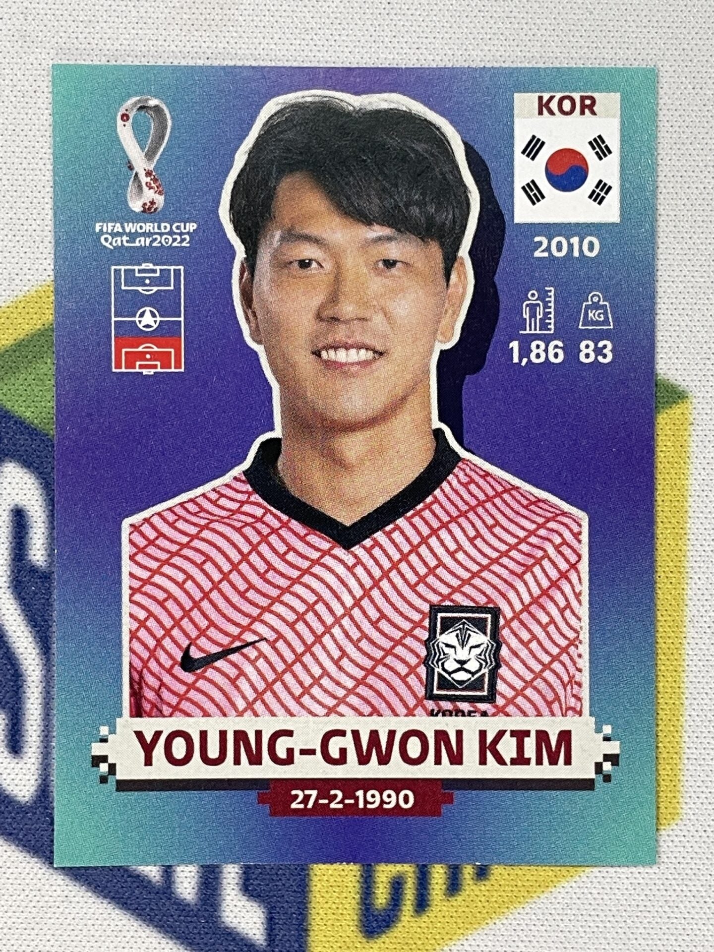 Young-Gwon Kim Korea Republic Panini World Cup 2022 Qatar Stickers