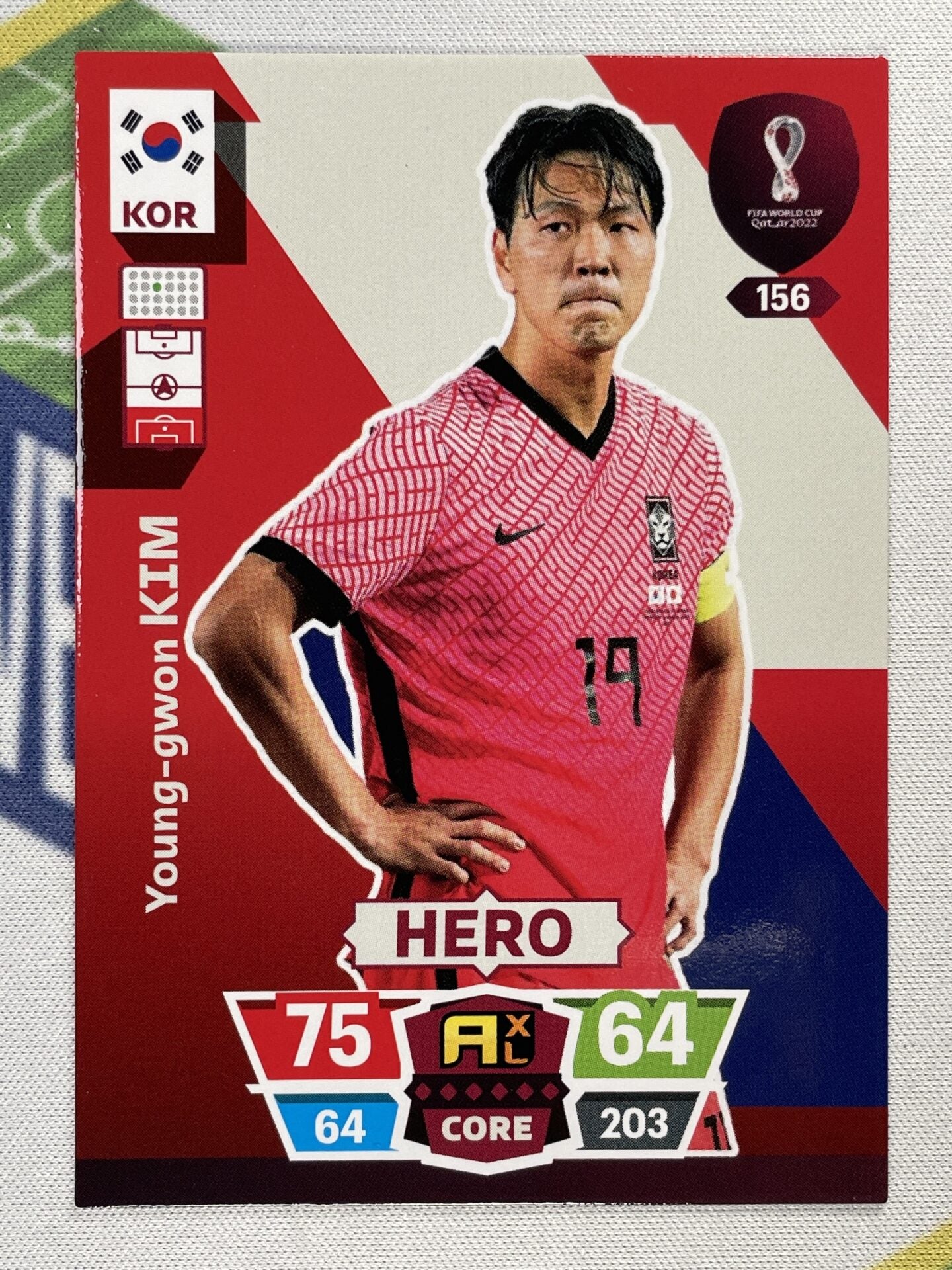 Young-Gwon Kim South Korea Panini World Cup 2022 Adrenalyn XL Card