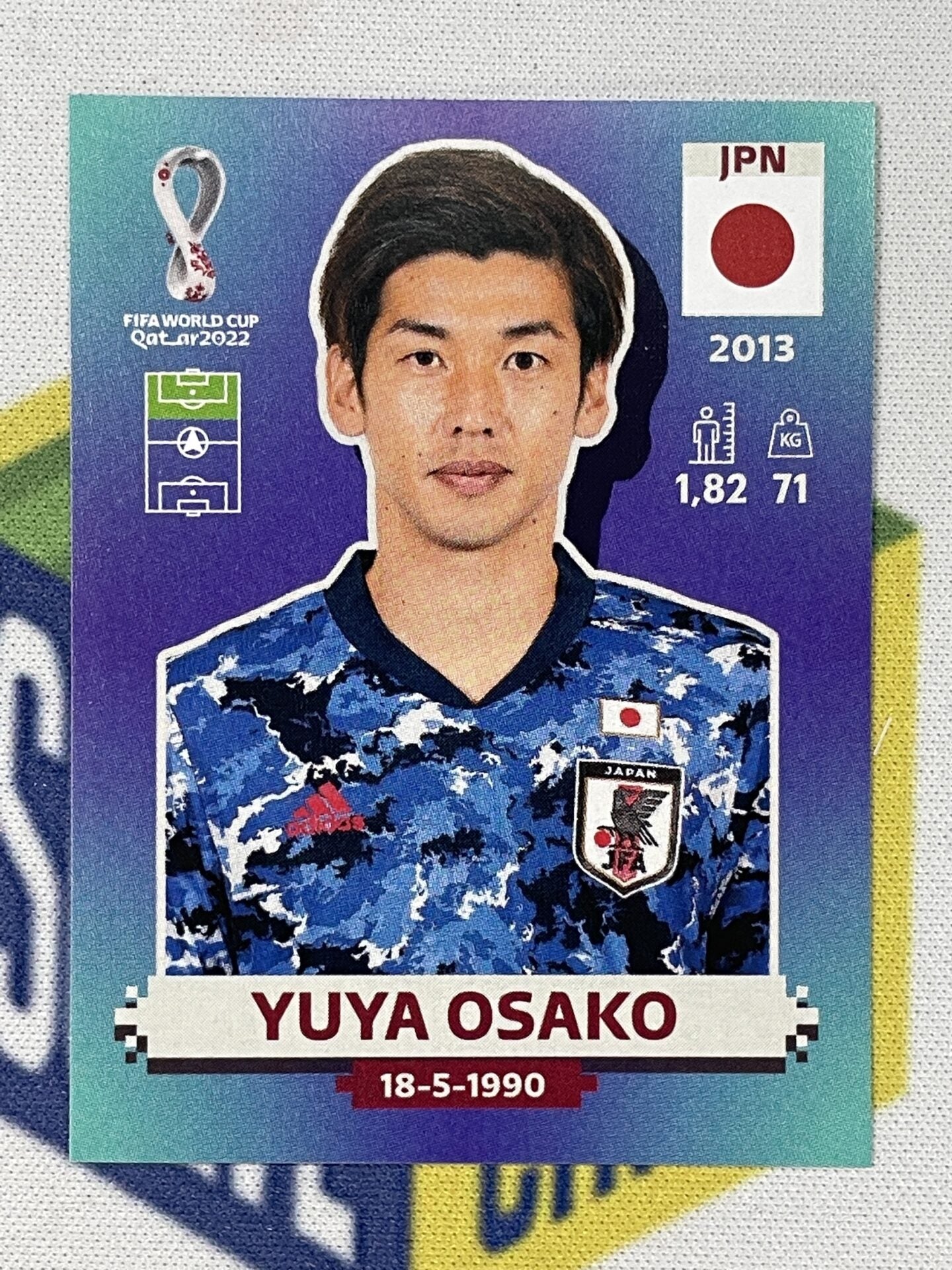 Yuya Osako Japan Panini World Cup 2022 Qatar Stickers