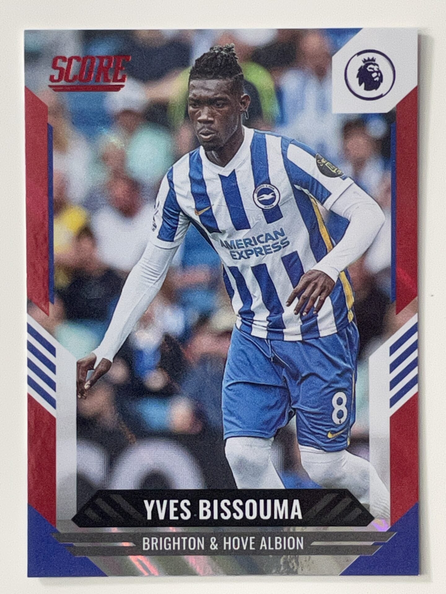 Yves Bissouma Brighton Base Red Lava Parallel Panini Premier League Score 2021 2022